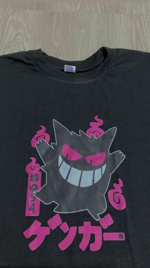 Camiseta negra talla L - Gengar