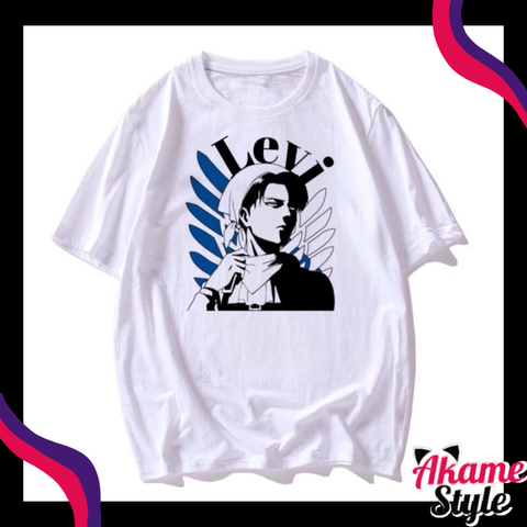 Camiseta oversize Levi ackerman- atack on titan