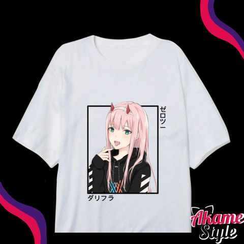 Camiseta zero two - darling in the franXX