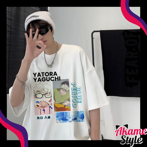 Camiseta oversize Yatora - Blue Period