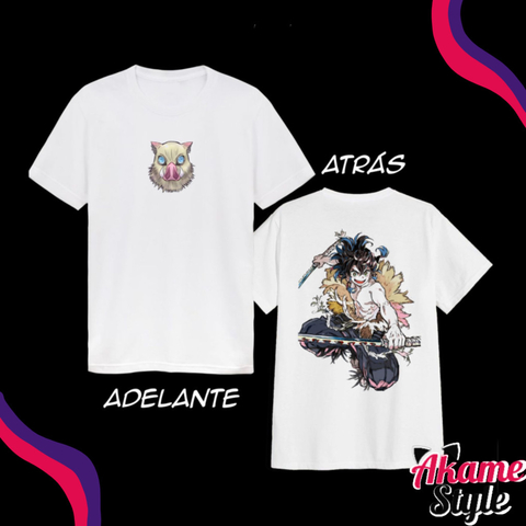 camiseta de inosuke - demon slayer