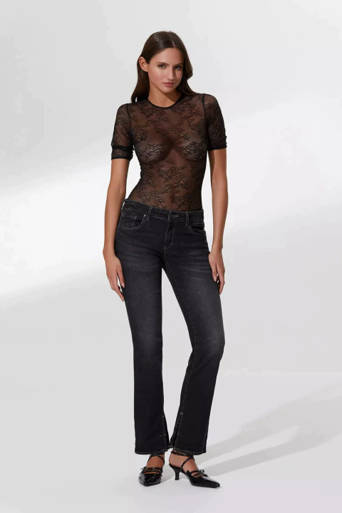 GABY SPLIT BLACK D-BLANK