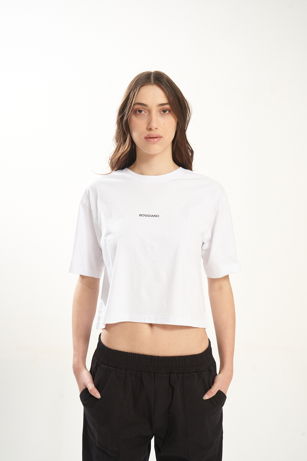 Remera Crop Blanca thumbnail 3