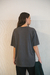 Remera Oversize Gris topo - tienda online