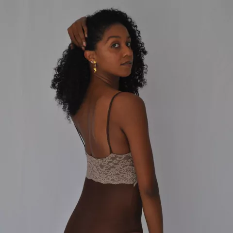 Collant Simple Era Bege