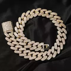 Cadena Cubana Baguette Ancha Premium 26MM - No Taboo Drip