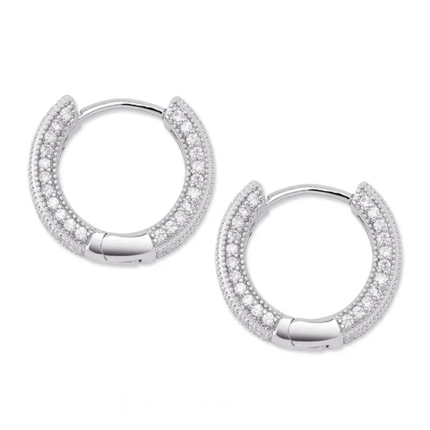Aros Argolla Plata s925 (Par) - comprar online