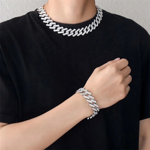 Pulsera Miami Ancha Regular 19MM