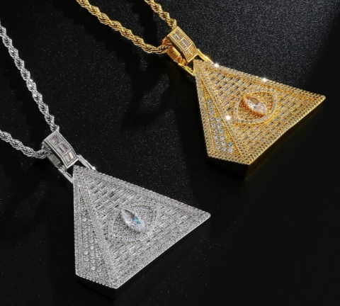 Dije iluminati Premium + Cadena de Regalo