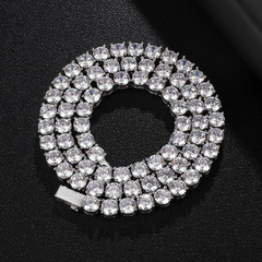 Cadena Tennis Plata S925 4MM - comprar online