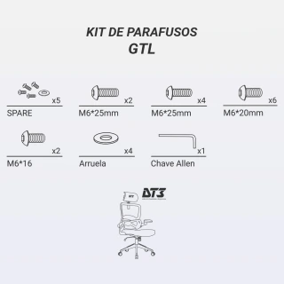 Kit Parafuso DT3 GTL