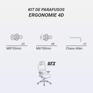 Kit de Tornillos DT3 Ergonomie 4D