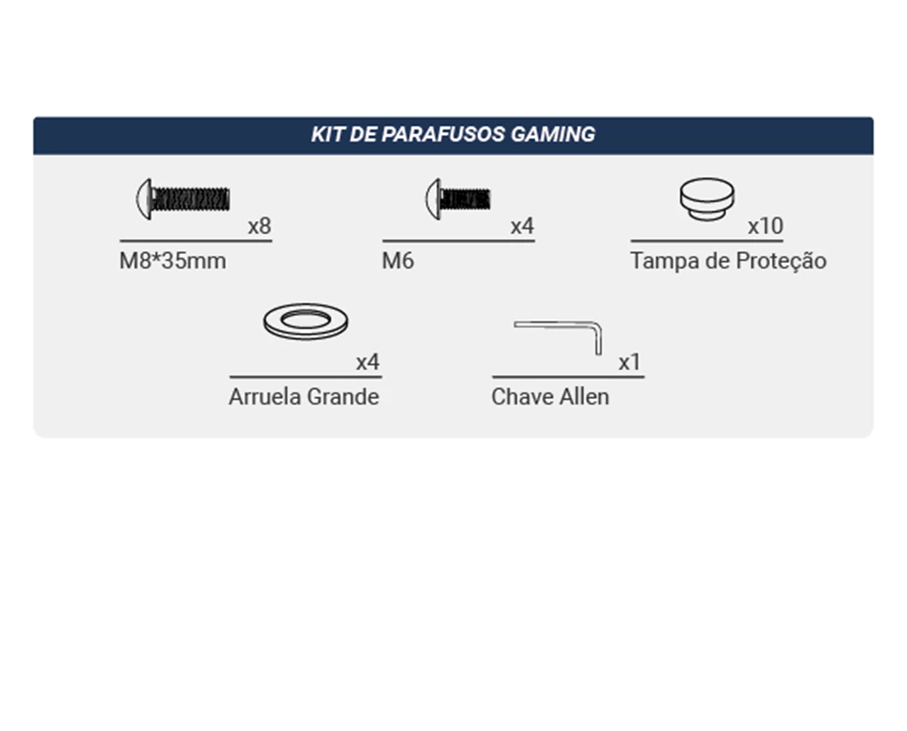 Kit Parafuso DT3 GTI