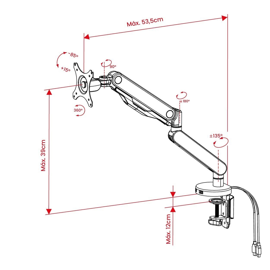 Suporte para Monitor Atlas