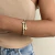 BRACELETE TREVO - DOURADO - comprar online