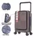Mala de Bordo Notebook Rodas 360 Antifurto Trip X - Nelson das Bolsas