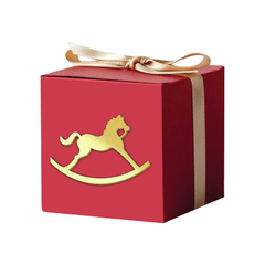 Aplique em acrílico espelhado Cavalo de Balanço- (ap-272) Kit 10 unid - comprar online