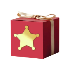 Aplique em acrílico espelhado Estrela Sheriff - (ap-166) Kit 10 unid - comprar online