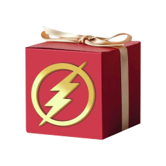 Aplique em acrílico espelhado Escudo Flash- (ap-280) Kit 10 unid - comprar online