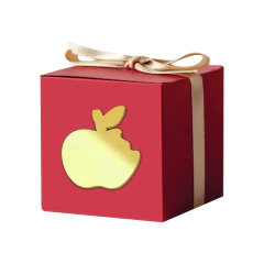 Aplique em acrílico espelhado Maça Mordida- (ap-61) Kit 10 unid - comprar online