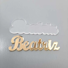 Nome Simples + Placa Reforço 5,5 cm Mini Personalizado na internet