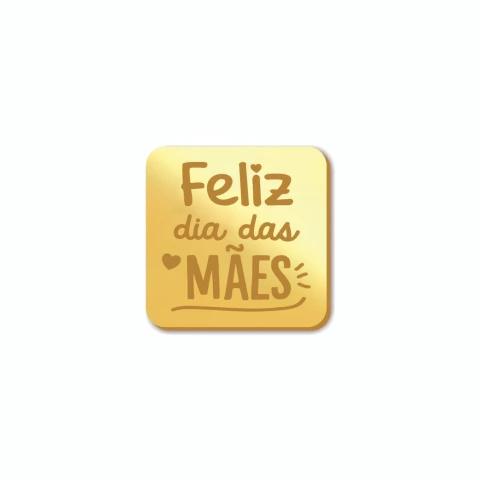 Tag Quadrada Feliz dia das Mães - comprar online