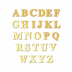 Letra 5 cm aplique em acrílico - Times - Kit 10 unid