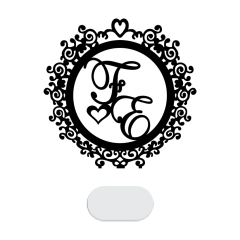 Topo de Bolo Casamento , Aniversário Brasão mod 14