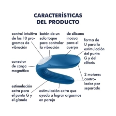 Imagen de Satisfyer Partner Whale-Blue