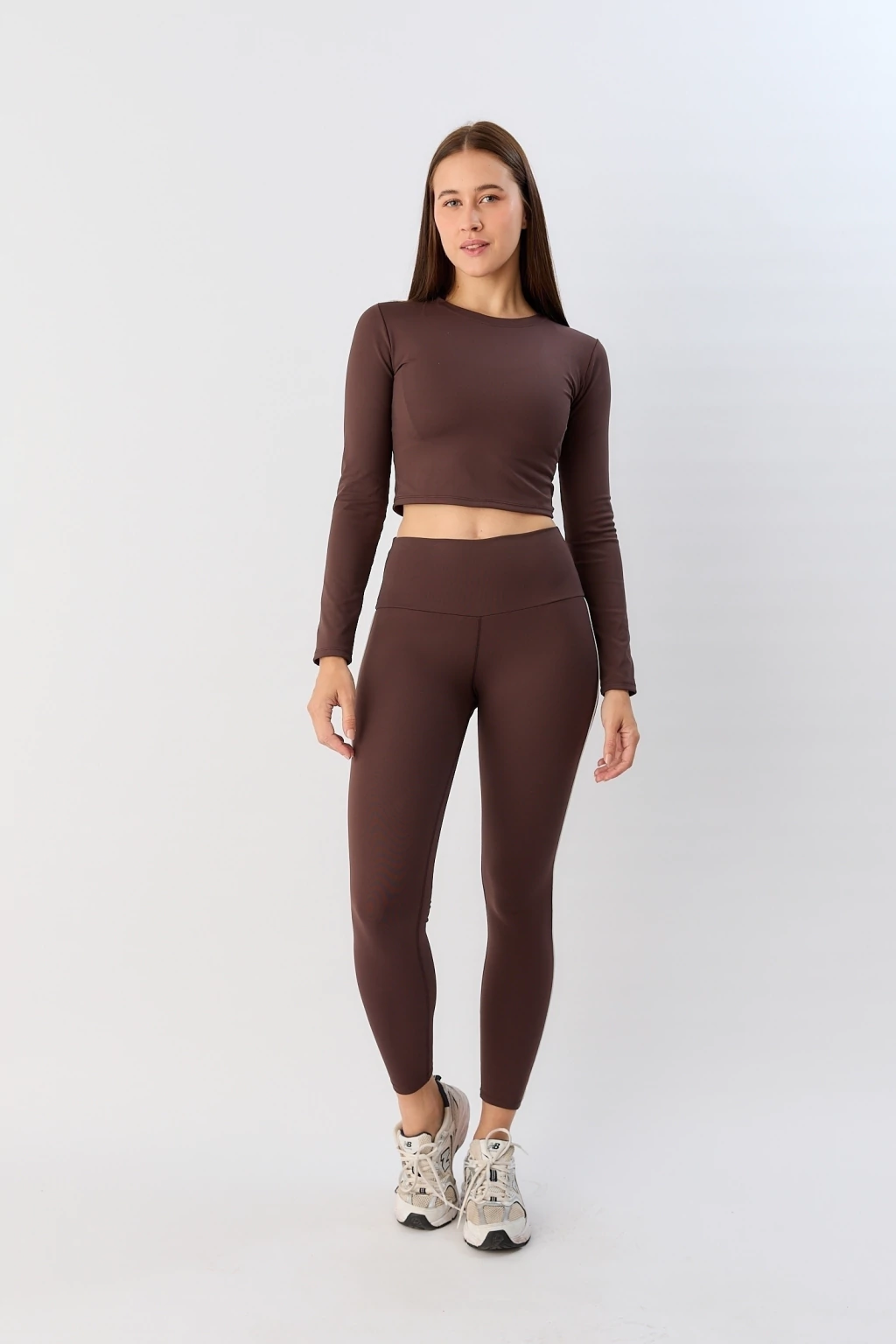 Crop top manga larga 7237-057 Duo Line Sweet Lady Sport