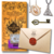 Mega Kit Harry Potter - Carta Hogwarts, Mapa do Maroto, Colar Vira Tempo, Chave Gringotes e Colar Relíquias da morte
