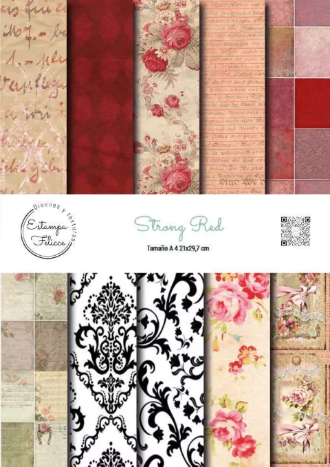 Strong Red Tamaño A4 150 gm2 x 10 hojas