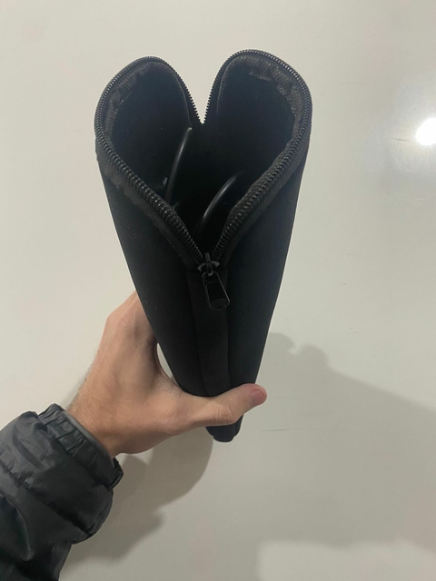 Pasta Proteção | Case | Para Fonte de Notebook Preto