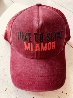 Gorra Time to Shine Mi Amor - Tienda Mágica By Mona