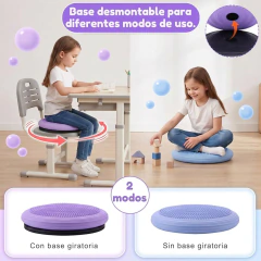 Asiento flexible con base giratoria - Zona de Sentidos