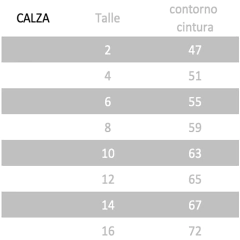 Calza sensorial corta en internet