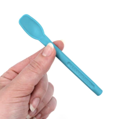 Cucharas de alimentación texturadas en internet