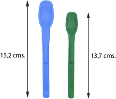 Cucharas de alimentación lisas en internet