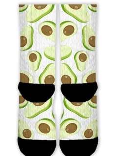 Meia Divertida e Colorida - Abacate na internet