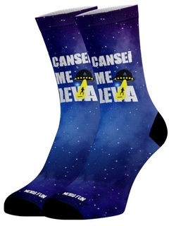 Meia Divertida e Colorida - Cansei Me Leva