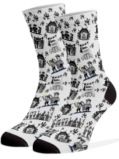 Meia Divertida e Colorida - Cordel