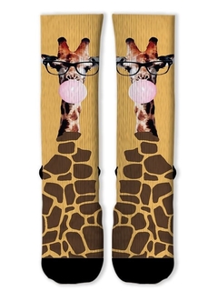Meia Divertida e Colorida - Girafa Ploc (PEQUENOS DEFEITOS) - comprar online