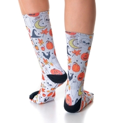 Meia Divertida e Colorida - Halloween na internet