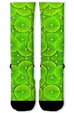 Meia Divertida e Colorida - Limão - comprar online