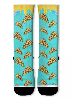 Meia Divertida e Colorida - Pizza - comprar online