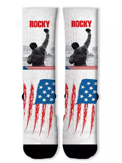 Meia Divertida e Colorida - Rocky Balboa - comprar online