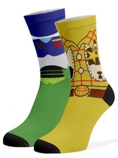 Meia Divertida e Colorida - Toy Story