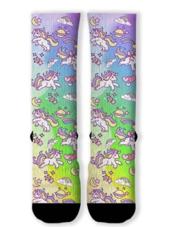 Meia Divertida e Colorida - Unicórnio - comprar online