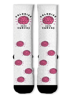 Meia Divertida e Colorida - Valorize Suas Curvas - comprar online