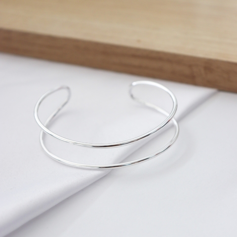 Bracelete 2 Fios Vazado